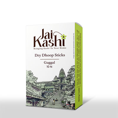 Jai Kashi Guggal Dry Dhoop Sticks - 10 Sticks