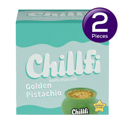 Hocco Golden Pistachio Matka Kulfi Ice Cream Cup 100 ml Combo