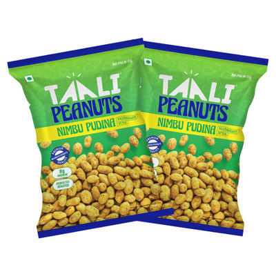 Taali Roasted Peanuts Nimboo Pudina 140 g Combo