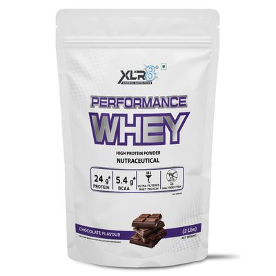 XLR8 Performance Whey Protein Powder With 24 G Protein, 5.4g BCAA (2Pounds Chocolate)