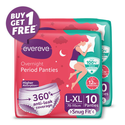 Evereve Overnight Disposable Period Panties | L-XL