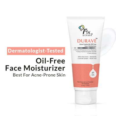 Fixderma Durave Acne Control Moisturizer - Oil-Free with Glycolic Acid