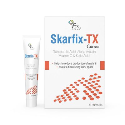 Fixderma Skarfix-TX Face Cream with Tranexamic, Kojic & Arbutin | For Pigmentation & Melasma