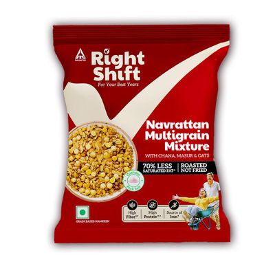 ITC Right Shift ROASTED Navrattan Multigrain Mixture | 70% Less Sat Fat