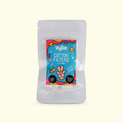 Lets Vybe Smoking Material Filters - 50 Unit