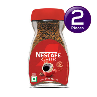 NESCAFE Classic Instant Coffee Powder - 100% Pure Coffee 90 g Combo