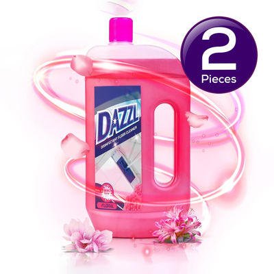 Dazzl Disinfectant Floor Cleaner Liquid, Floral Fragrance 2 l Combo