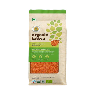 Organic Tattva Masoor Malka Split