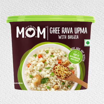MOM Ghee Rava Upma with Bhujia