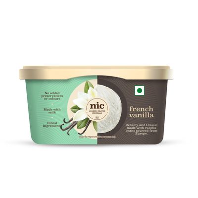 Nic French Vanilla Ice Cream Tub