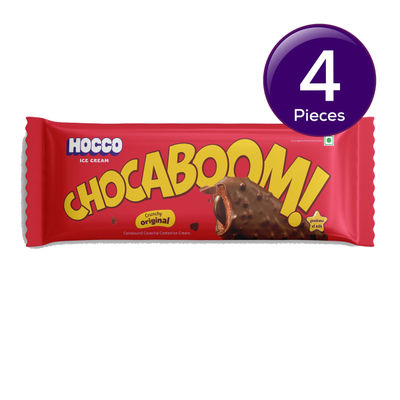 Hocco Chocaboom Bar 80 ml  X 4 Combo