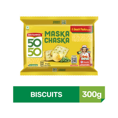 Britannia 50-50 Maska Chaska Biscuits