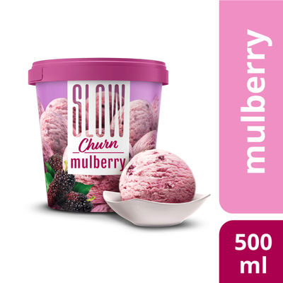 Slow Churn Mulberry Ice Cream Tub