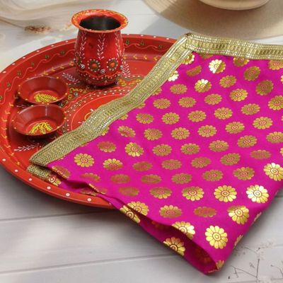 Gullak Mata Ki Chunri - Rani | 14 x 20 inch