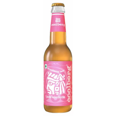 Coolberg Strawberry Non Alcoholic Beer Glass Bottle