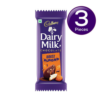 Cadbury Dairy Milk Roast Almond Chocolate Bar 36 g Combo