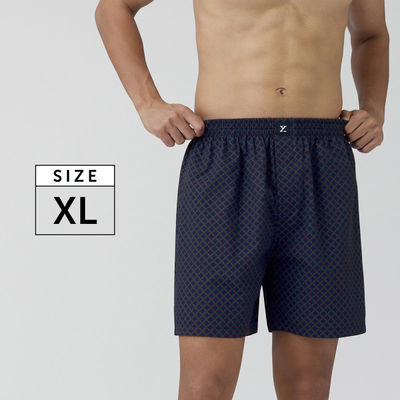 XYXX Astor IntelliEaze 100% Combed Cotton  Printed Boxer | Back Pocket | Circle- XL