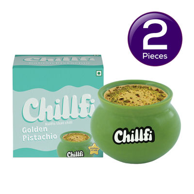 Hocco Golden Pistachio Matka Kulfi 100 ml X 2 Combo