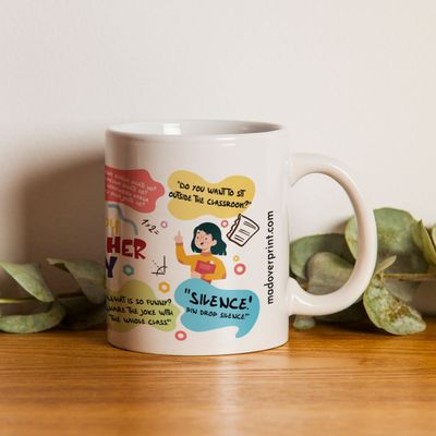 Mad Over Print The Great Indian Teacher's Mug
