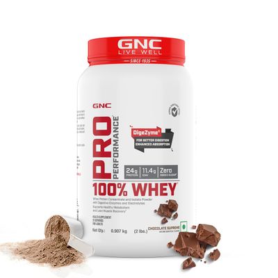 GNC Pro Performance 100% Whey Protein | 2 lbs | Chocolate Supreme