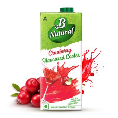 B Natural Cranberry Fruit Juice