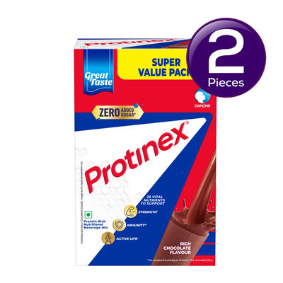Protinex Health And Nutritional Protein Drink Mix For Adults, Rich Chocolate Flavor 1 kg X 2 Combo