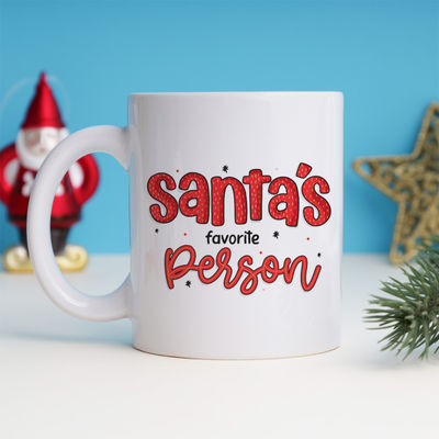 Oye Happy Santa's Fav Person Mug