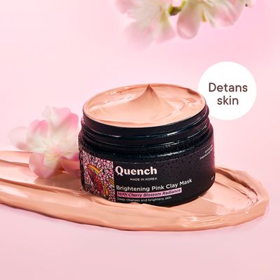 Quench Mon Cherry Brightening Pink Clay Mask