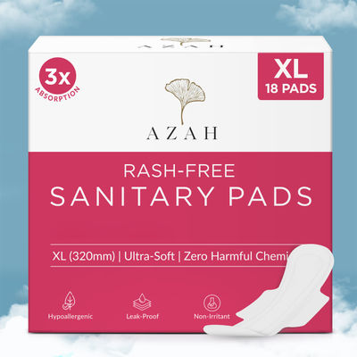 Azah Rash-Free Organic XL Sanitary Pads