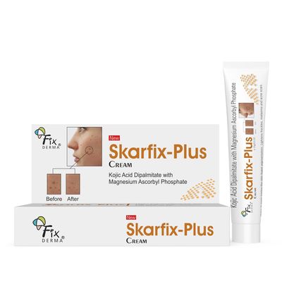 Fixderma Skarfix Plus Cream with 2% Kojic & 1% Arbutin | For Dark Spots & Pigmentation