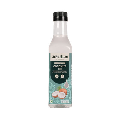 Anveshan Wood Cold Pressed Coconut Oil | Bottle