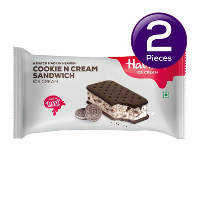 Havmor Cookie N Cream Sandwich 90 ml X 2 Combo