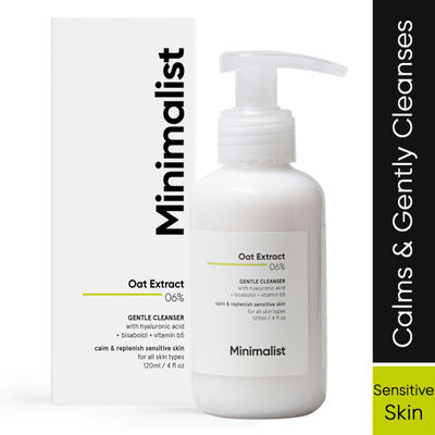 Minimalist 6% Oat Extract Gentle Cleanser For Sensitive Skin