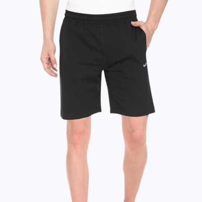 Pepe Jeans Men's Shorts Cotton Regular Fit Mid Rise Waist | Black - L