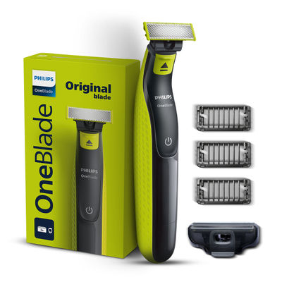 Philips OneBlade Turbo2X | Patented Dual Protect Tech | 3 Combo Attachments, Trimmer
