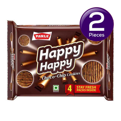 Parle Happy Happy choco chip cookies 396 g Combo