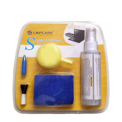 Lapcare 5In1 Screen Cleaning Kit With Suction Balloon, 125Ml With Micro Fiber Cloth & Compact Brush