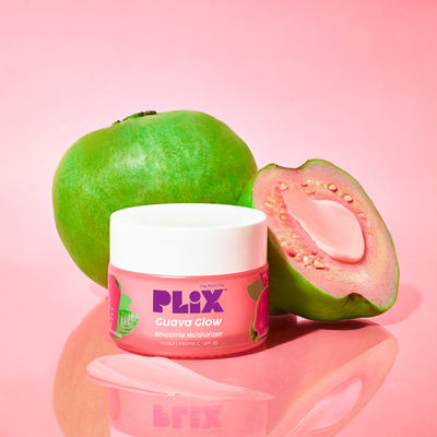 Plix Guava Glow Smoothie Moisturizer For Brighter Skin With Vitamin C & ALA, Promotes Hydration