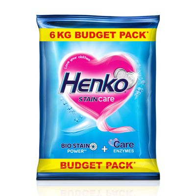 Henko Stain Care Laundry Detergent Powder For Bucket Wash | Top Load Machine