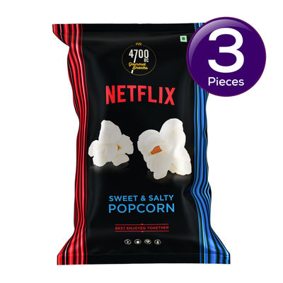 4700BC x Netflix, Jumbo, Sweet & Salted, Kettle Popcorn 60 g Combo