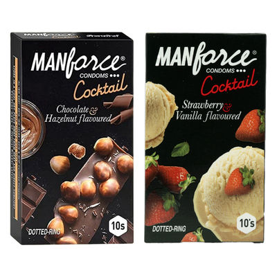 Manforce Cocktail Hazelnut Chocolate + Cocktail Strawberry & Vanilla