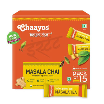 Chaayos Instant Tea Premix - Regular Sugar - Masala Flavour