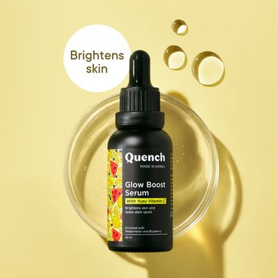 Quench Vitamin C Glow Boost Korean Face Serum With Yuzu Fine & Watermelon