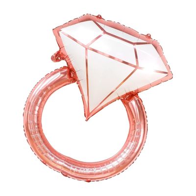 Party Propz Rose Gold Ring Foil Balloon - Pack Of 1