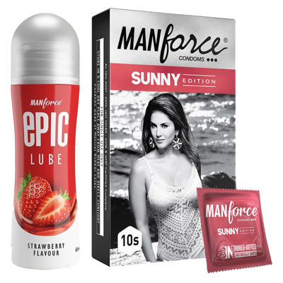 Manforce Sunny edition + Strawberry lube