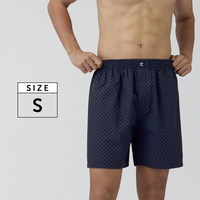 XYXX Astor IntelliEaze 100% Combed Cotton  Printed Boxer | Back Pocket | Circle- S