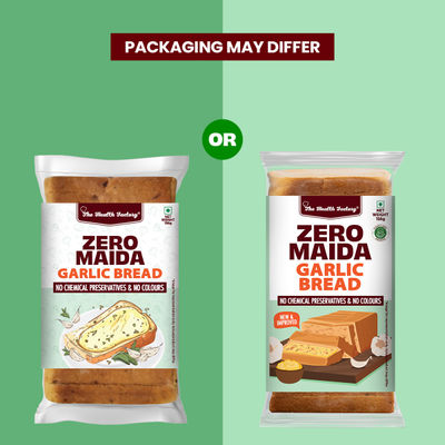 The Health Factory Zero Maida Garlic Bread