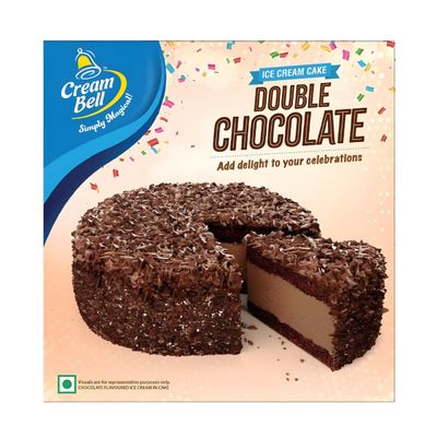 Cream Bell Double Chocolate Ice Cream Cake