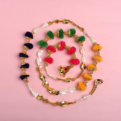 Gullak Toran Garland Curtain Pom Pom