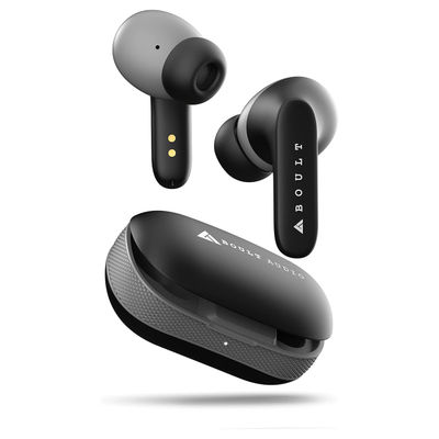 Boult Y1 with Zen ENC Mic, 50H Battery, Fast Charging, Pro+ Calling (Black, True Wireless)